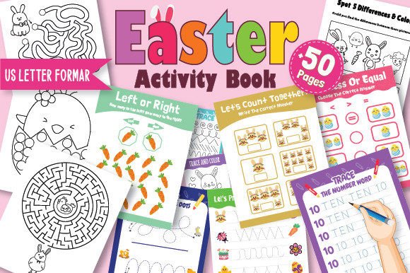 Download Happy Easter Activity Book for Kids - K Collection