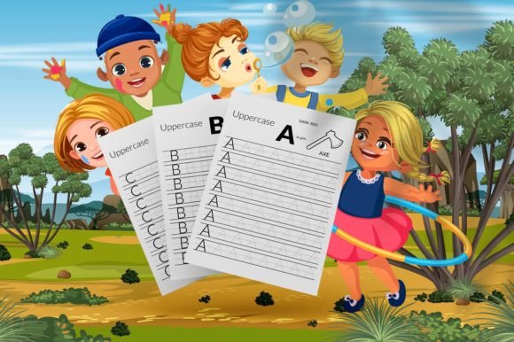 Download Letter  Tracing Book with Cover - K Collection