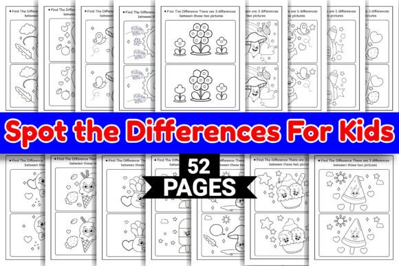 Download Spot the Differences Book for Kids - K Collection
