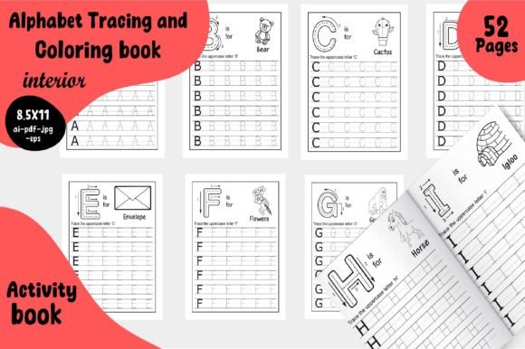 Download Alphabet Tracing Book - K Collection