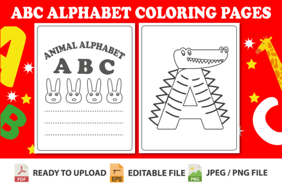 Download ABC Alphabet Coloring Pages for Kids - K Collection