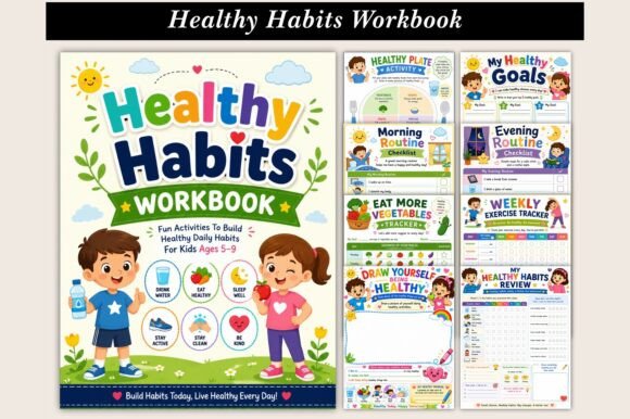 Download Healthy Habits Workbook for Kids Kdp - K Collection
