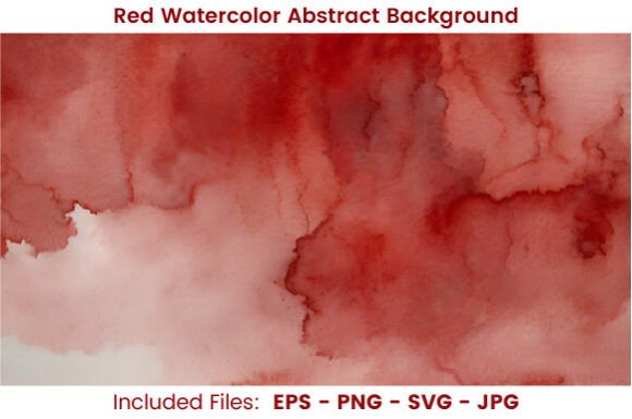 Download Red Watercolor Abstract Background - K Collection