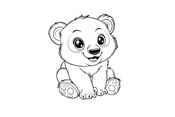 Download Panda Coloring Page for Kids - K Collection