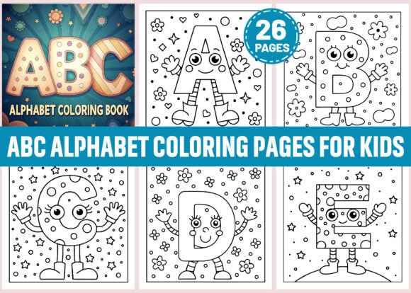 Download ABC Alphabet Coloring Pages for Kids - K Collection