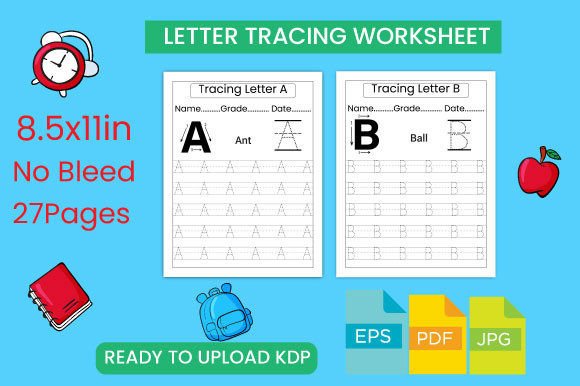 Download Alphabet Letter Tracing Worksheets - K Collection