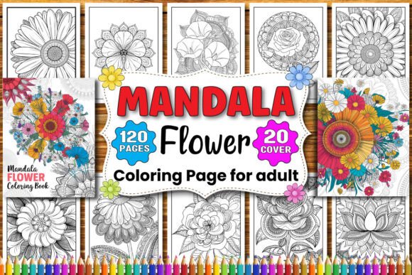 Download 120+ Mandala Flower Coloring Pages- KDP - K Collection