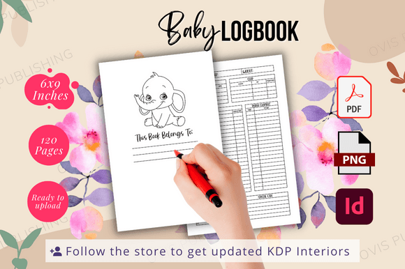 Download Baby Log Book | Ready to Upload KDP File - K Collection