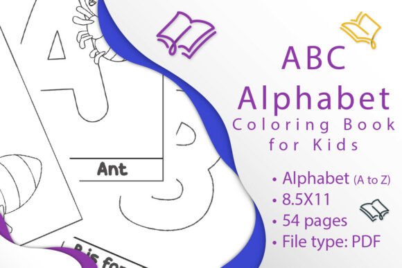 Download ABC Alphabet Coloring Book for Kids - K Collection