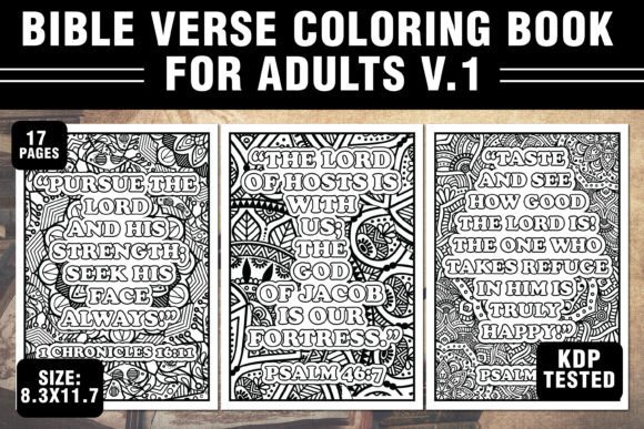 Download Bible Verse Coloring Book for Adults V.1 - K Collection