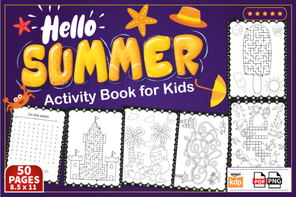Download Hello Summer Activity Book for Kids - K Collection