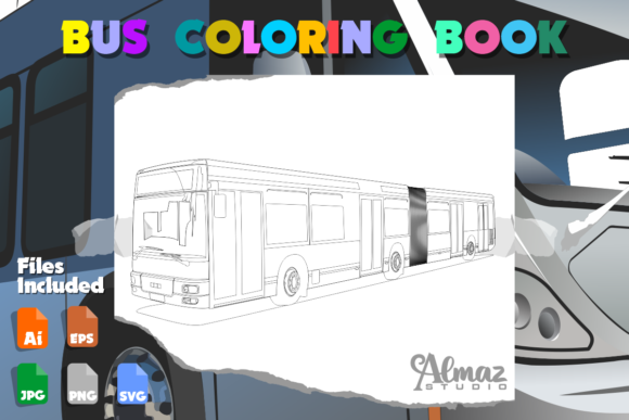Download Bus Coloring Book - Premium Resources