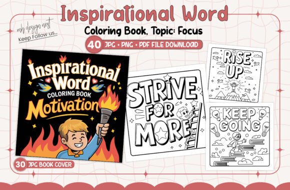 Download Inspirational Word Coloring Book - K Collection