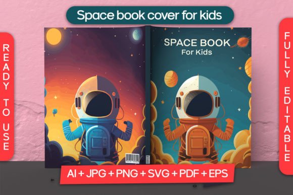 Download Space Book Cover for Kids - K Collection