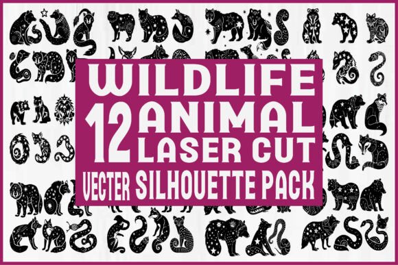 Download Wildlife Animal Silhouette SVG Pack - K Collection