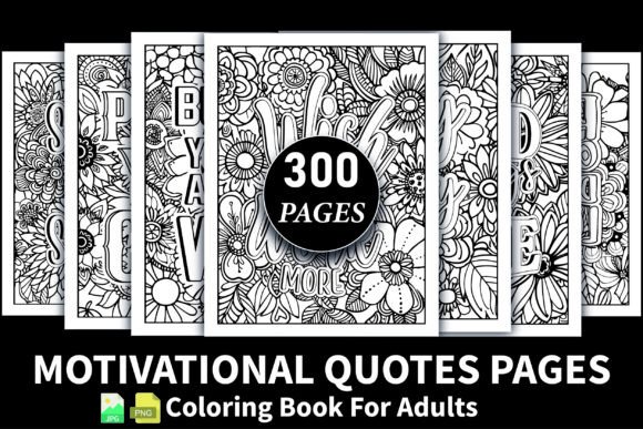 Download 300+ Adult Motivational Quote Pages-Kdp - K Collection