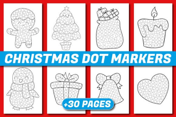 Download CHRISTMAS DOT MARKERS ACTIVITY BOOK - K Collection