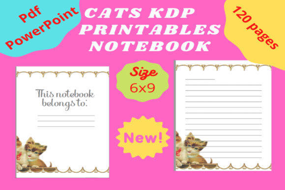 Download Cats Kdp Printables Notebook - K Collection