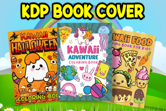 Download Kawaii Coloring Book Design for KDP - K Collection