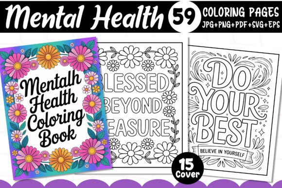 Download Mental Health Coloring Book - K Collection