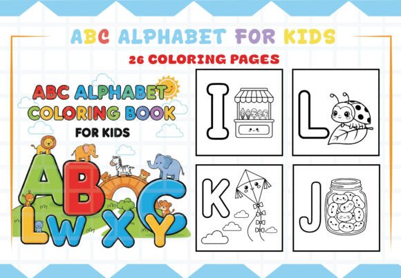 Download ABC Alphabet Coloring Pages for Kids - K Collection