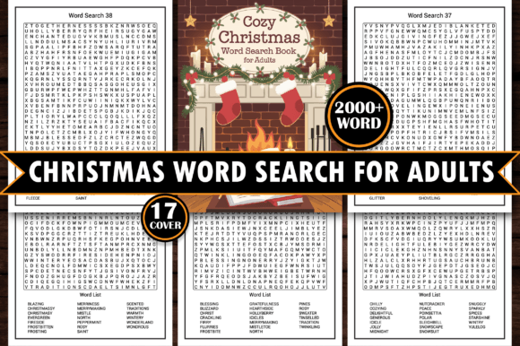 Download Cozy Christmas Word Search Book Adults - K Collection