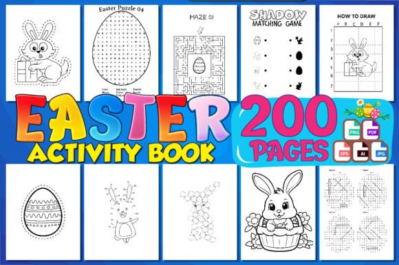 Download Easter Activity Book for Kids - KDP - K Collection