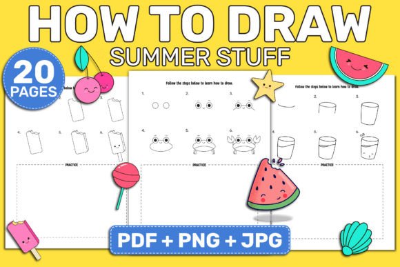Download HOW to DRAW SUMMER STUFF ACTIVITY BOOK - K Collection