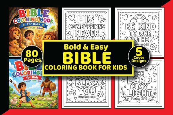 Download Bible Coloring Pages for Kids Fun Set - K Collection