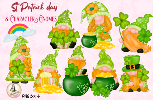 Download St Patrick’s Day Gnomes Cute Clipart - K Collection