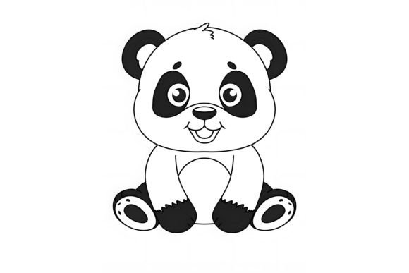 Download Panda Coloring Page for Kids - K Collection