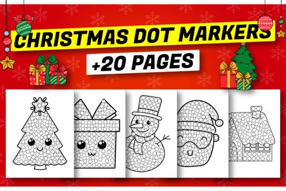 Download CHRISTMAS  DOT MARKERS ACTIVITY BOOK - K Collection