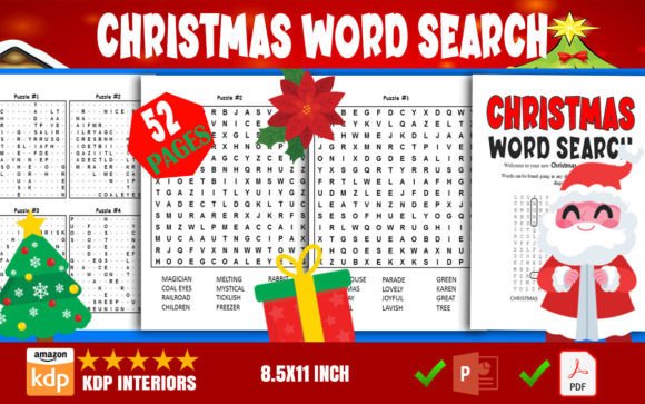 Download Christmas Word Search for Adults &amp; Kids - K Collection
