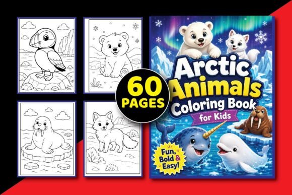 Download Arctic Animals Coloring Book for Kids - K Collection