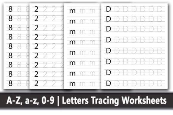 Download Letters Tracing Alphabet Worksheets - K Collection