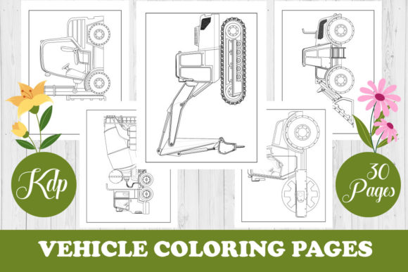 Download Vehicle Coloring Book for Kids - K Collection