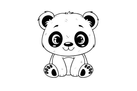 Download Panda Coloring Page for Kids - K Collection