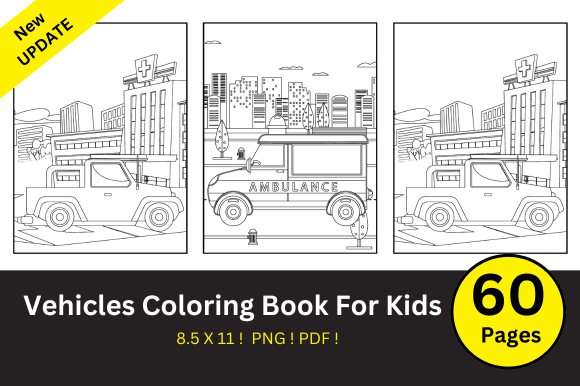 Download Vehicles Coloring Book for Kids - K Collection