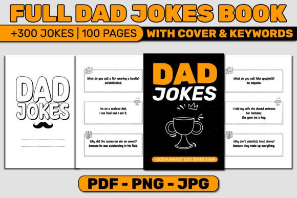Download DAD JOKES BOOK | KDP INTERIOR + COVER - K Collection