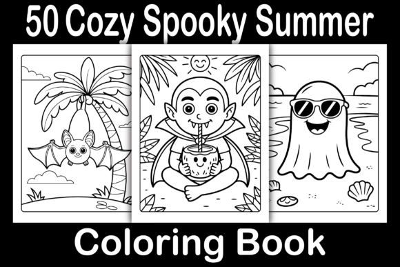 Download Cozy Spooky Summer Coloring Book - K Collection