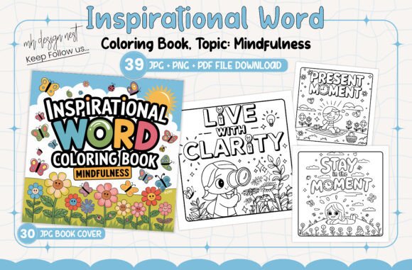 Download Inspirational Word Coloring Book - K Collection