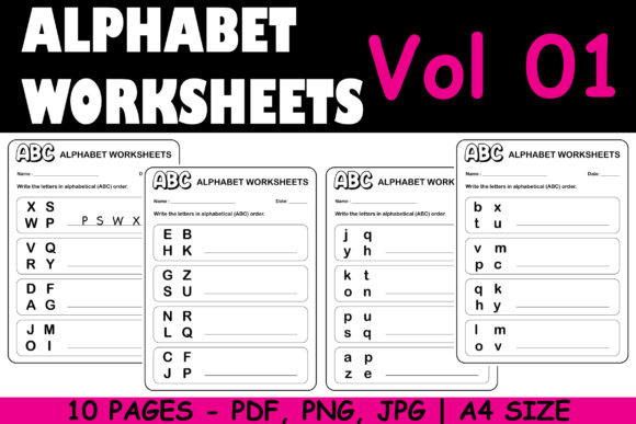Download Alphabet Worksheets Vol 01 - K Collection