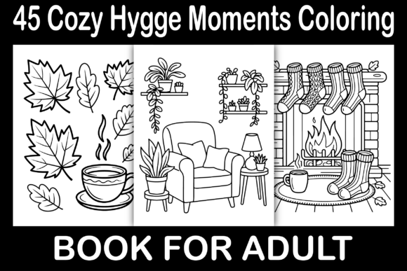Download Cozy Hygge Moments Coloring Book - K Collection