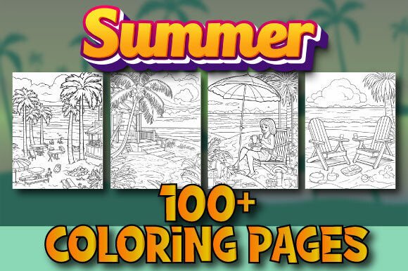 Download 100+ Summer Coloring Pages for Kids - K Collection