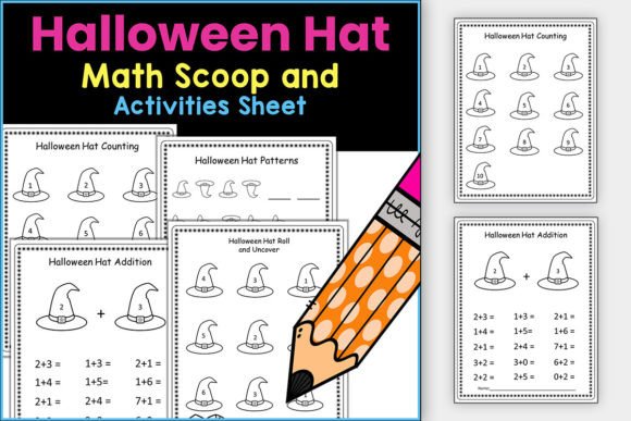 Download Halloween Math Worksheets &amp; Activities - K Collection